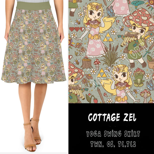 COTTAGECORE RUN-COTTAGE ZEL- SWING SKIRT