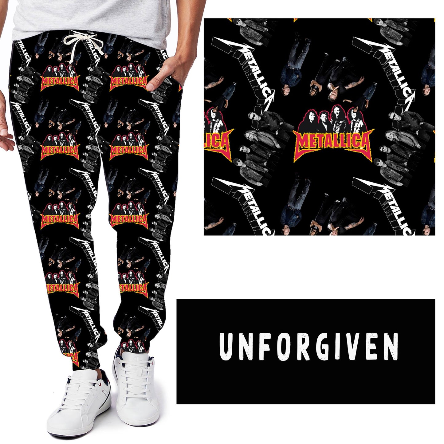 BAND RUN 2- UNFORGIVEN LEGGINGS/CAPRI/JOGGERS