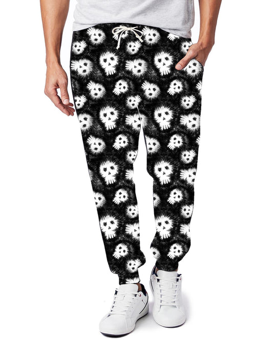 HIPPIE HALLOWEEN-TIE DYE SKULLS JOGGERS