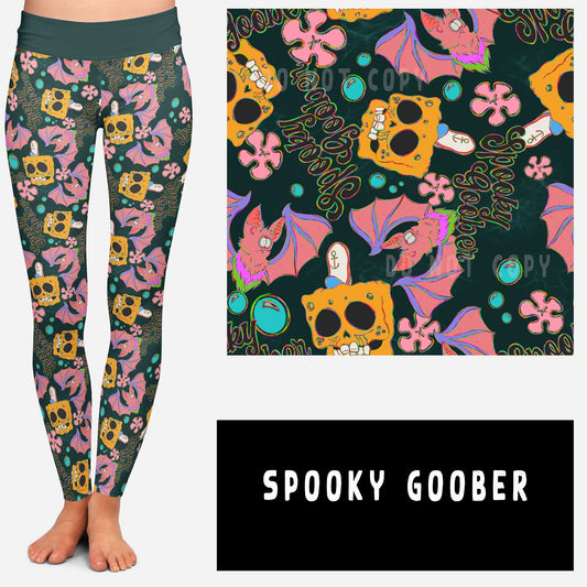 NOSTALGIC WEIRDOS RUN-SPOOKY GOOBER LEGGINGS/JOGGERS