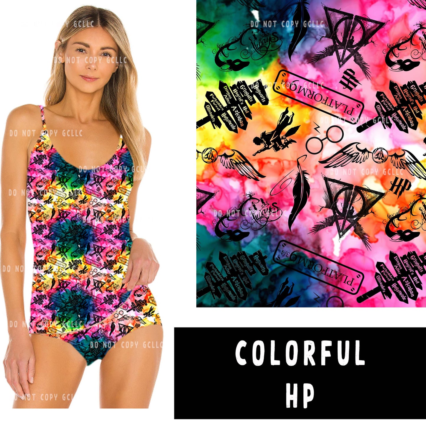 CAMI SETS/UNDERWEAR RUN-COLORFUL WIZ