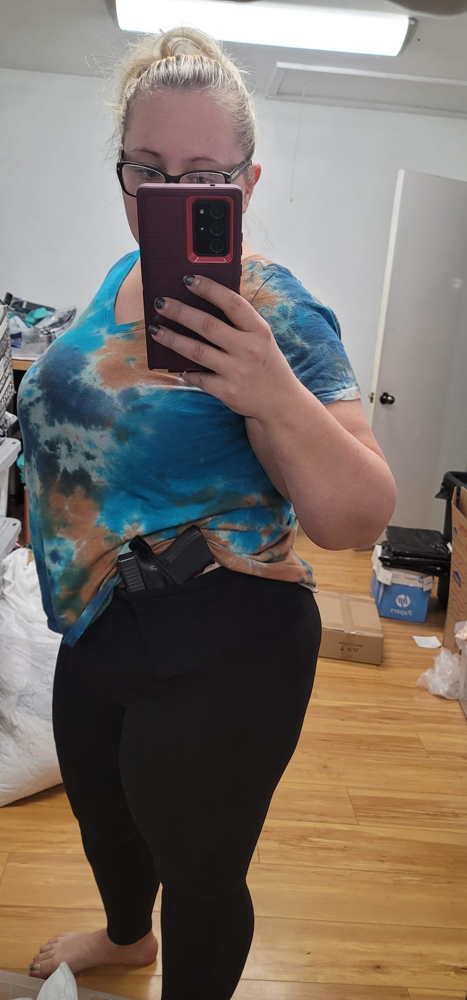 CONCEAL CARRY RUN- BLACK LEGGINGS/CAPRI/JOGGERS