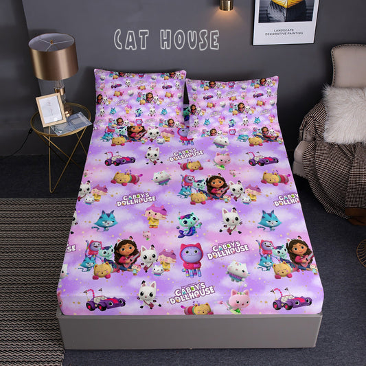 SHEET SET RUN- CAT HOUSE