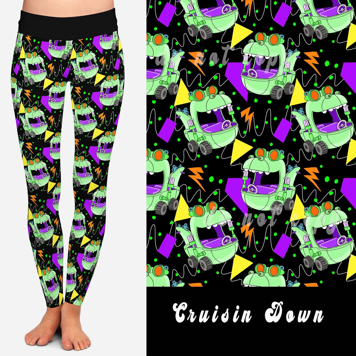 90'S TOON RUN-CRUISIN DOWN LEGGINGS/JOGGERS