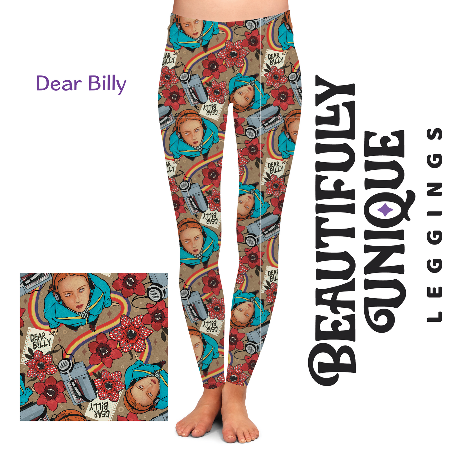 Dear Billy (Semi-Exclusive) - High-quality Handcrafted Vibrant Leggings