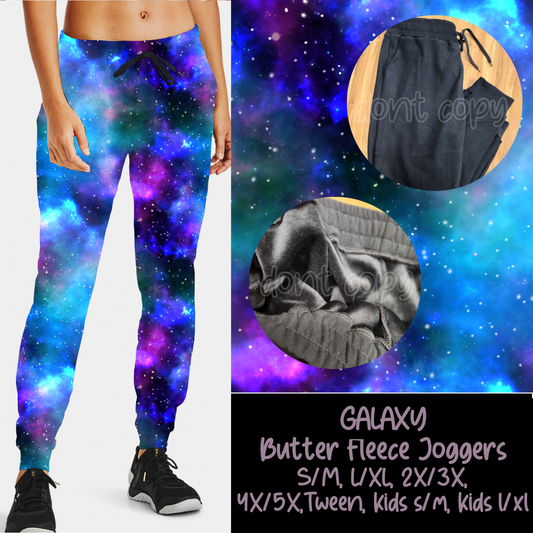 GALAXY  - BUTTER FLEECE LINED UNISEX JOGGERS