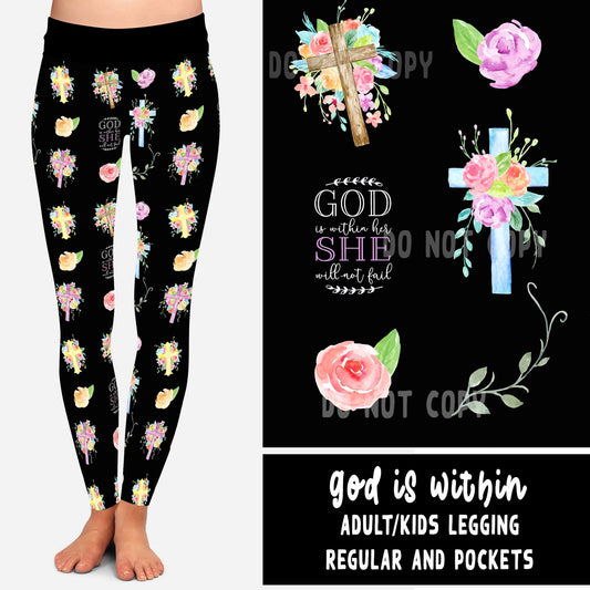 SPRING BASH RUN-GOD IS WITHIN LEGGINGS/JOGGERS