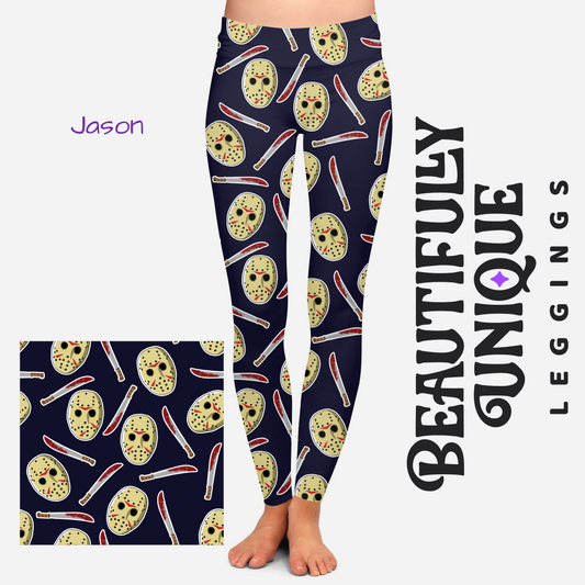 Jason Horror Movie (Exclusive) - High-quality Handcrafted Vibrant Leggings