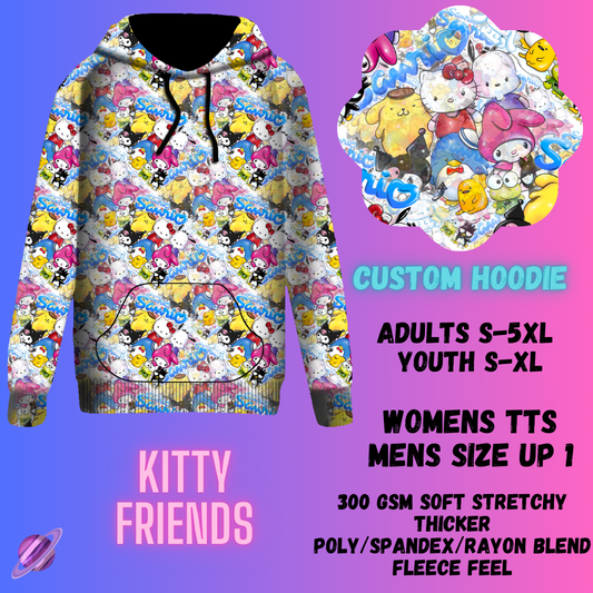 PULLOVER HOODIE RUN 1-KITTY FRIENDS