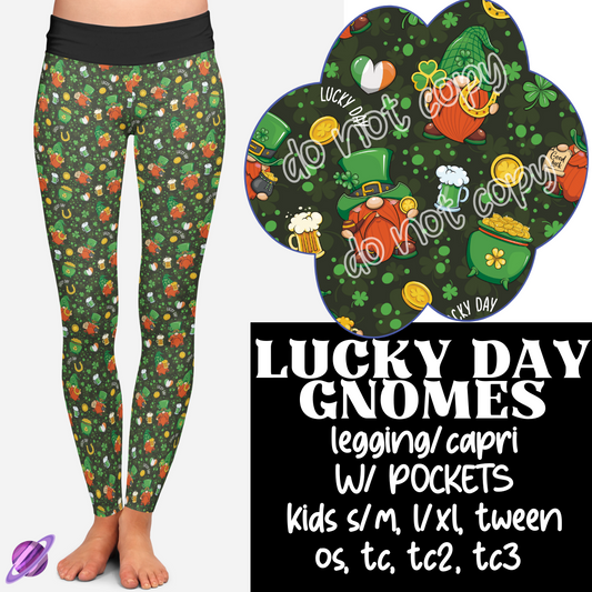 LUCKY DAY GNOMES - LETS GET LUCKY RUN - LEGGING