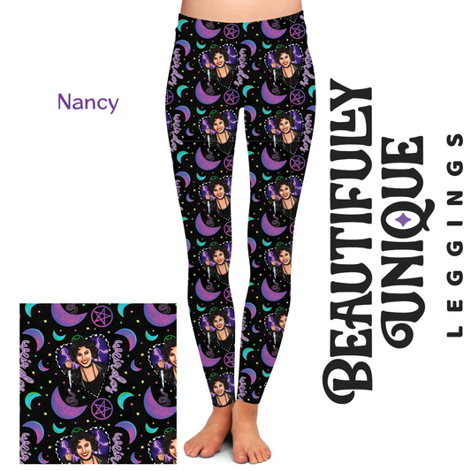 Nancy (Semi-Exclusive) - High-quality Handcrafted Vibrant Leggings