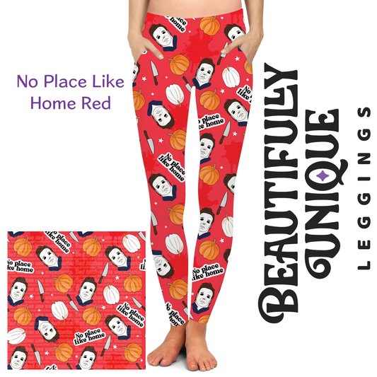 No Place Like Home Red (Semi-Exclusive) - Pocket Leggings