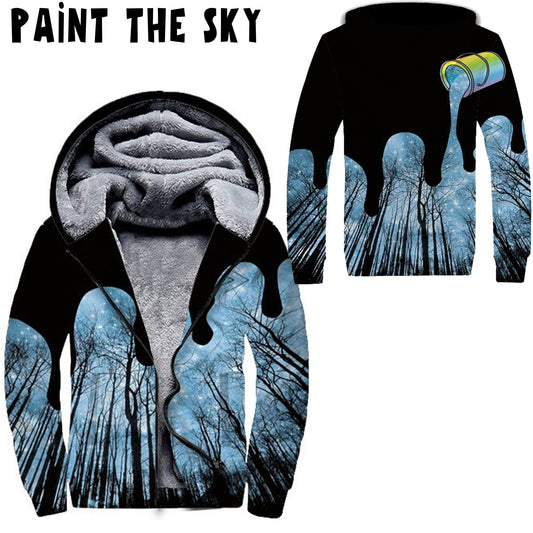 FLEECE JACKET RUN 22- PAINT THE SKY