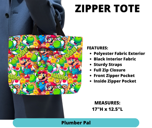 Plumber Pal Zipper Tote