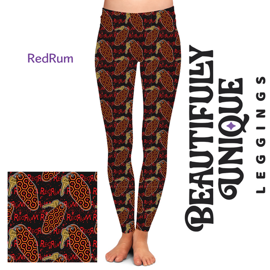 RedRum (Exclusive) - High-quality Handcrafted Vibrant Leggings