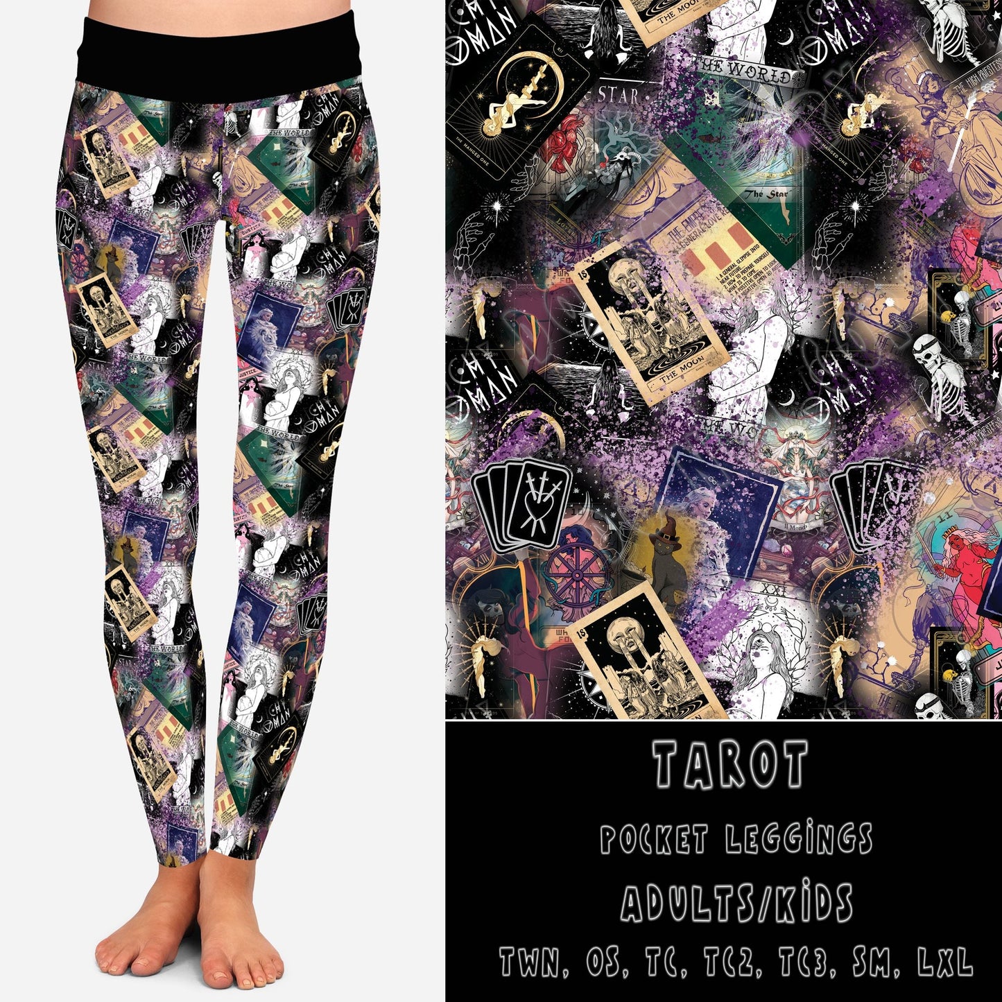 DARK TWISTED RUN-TAROT-LEGGING/JOGGER