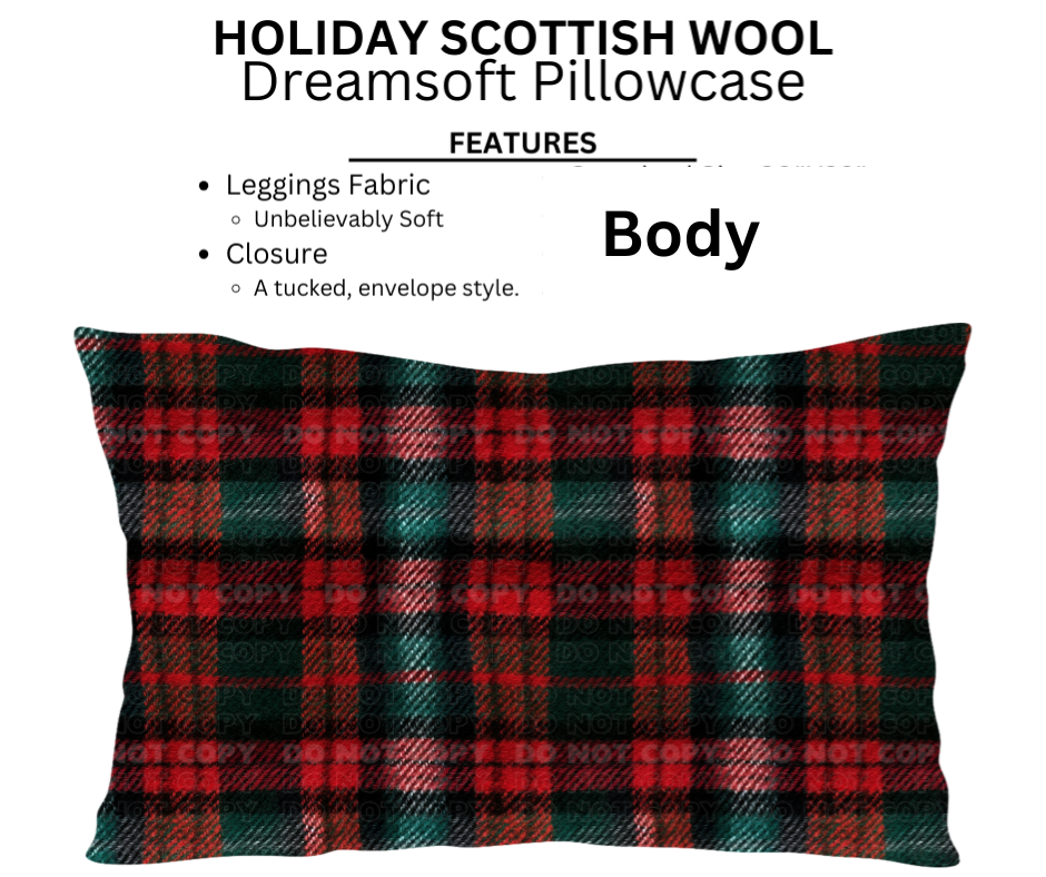 Holiday Scottish Wool Dreamsoft Pillowcases