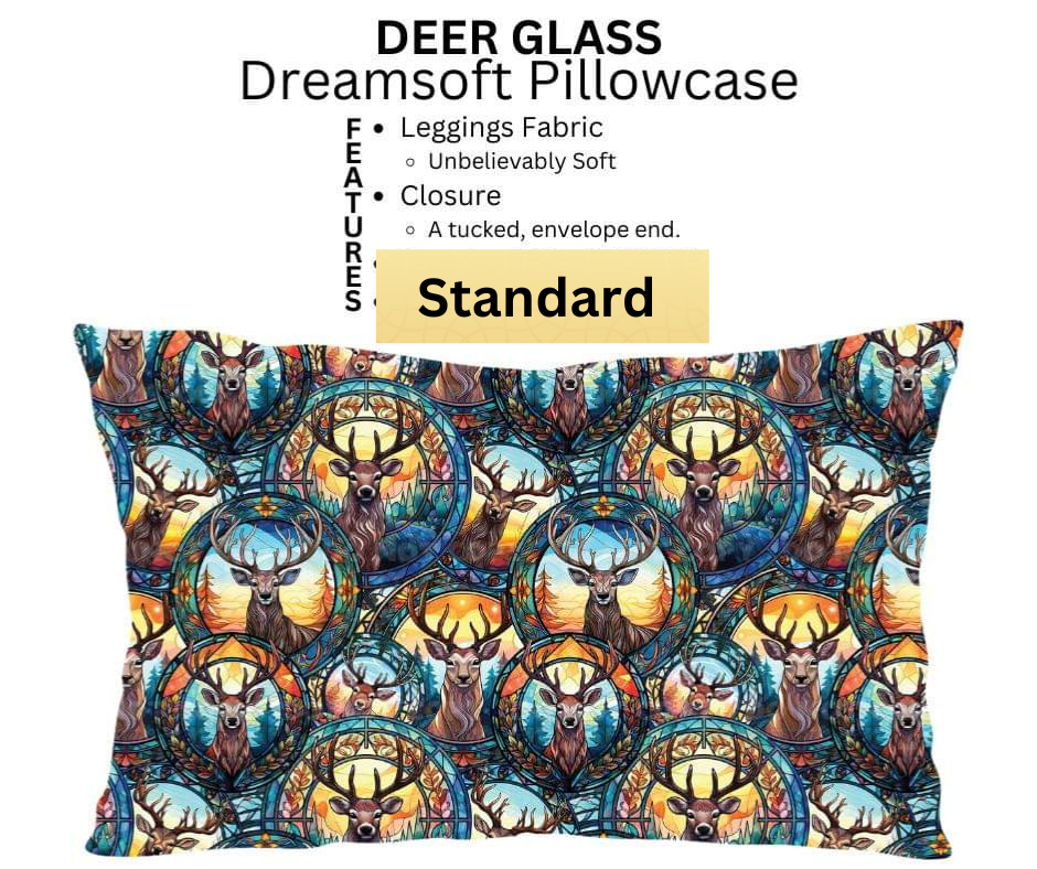 Deer Glass Dreamsoft Pillowcase