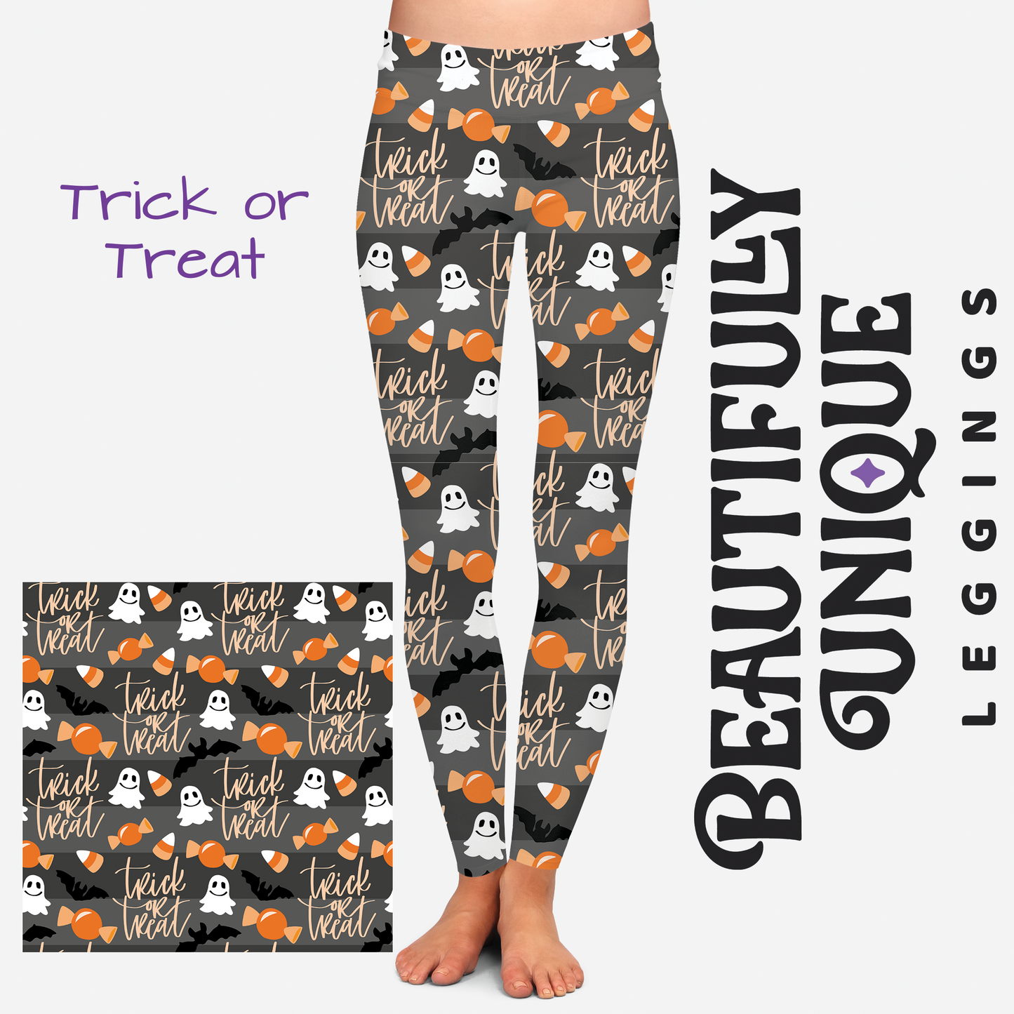 Trick or Treat - High-quality Handcrafted Vibrant Leggings