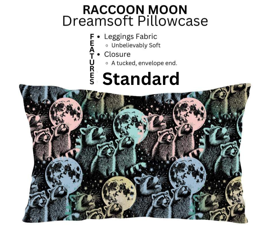 Raccoon Moon Dreamsoft Pillowcase