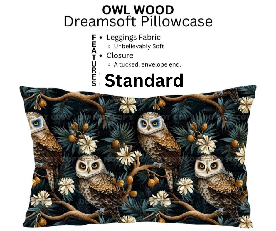 Owl Wood Dreamsoft Pillowcase