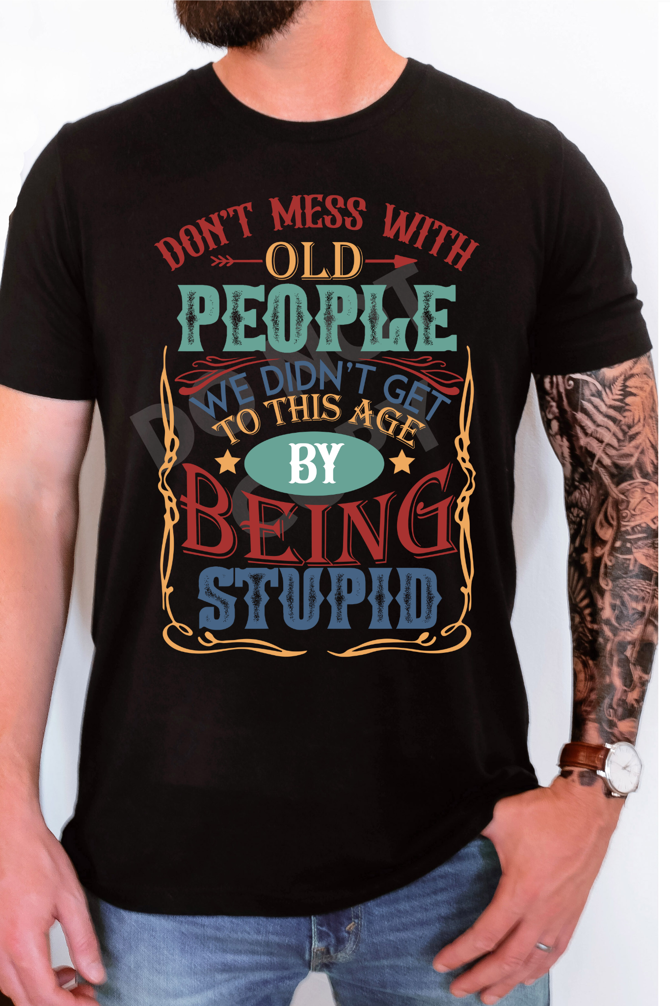 DONT MESS WITH OLD PEOPLE TEE
