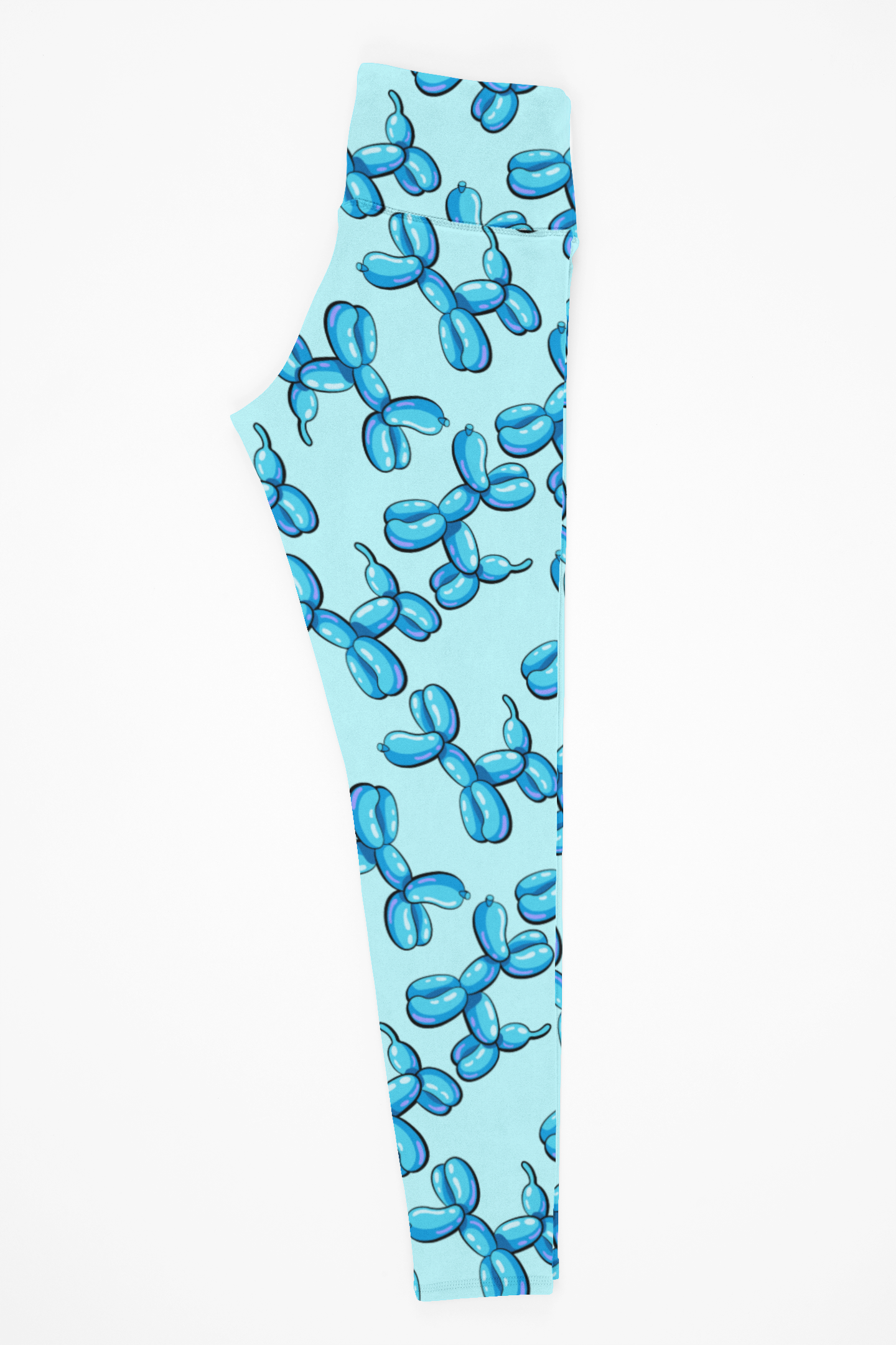 Blue Balloon Dogs - High-quality Handcrafted Vibrant Leggings