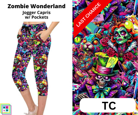 Zombie Wonderland Jogger Capri