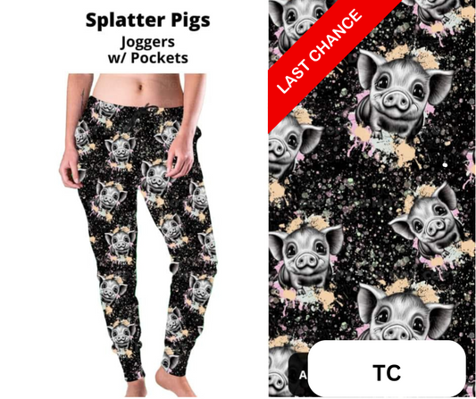 Splatter Pigs Joggers