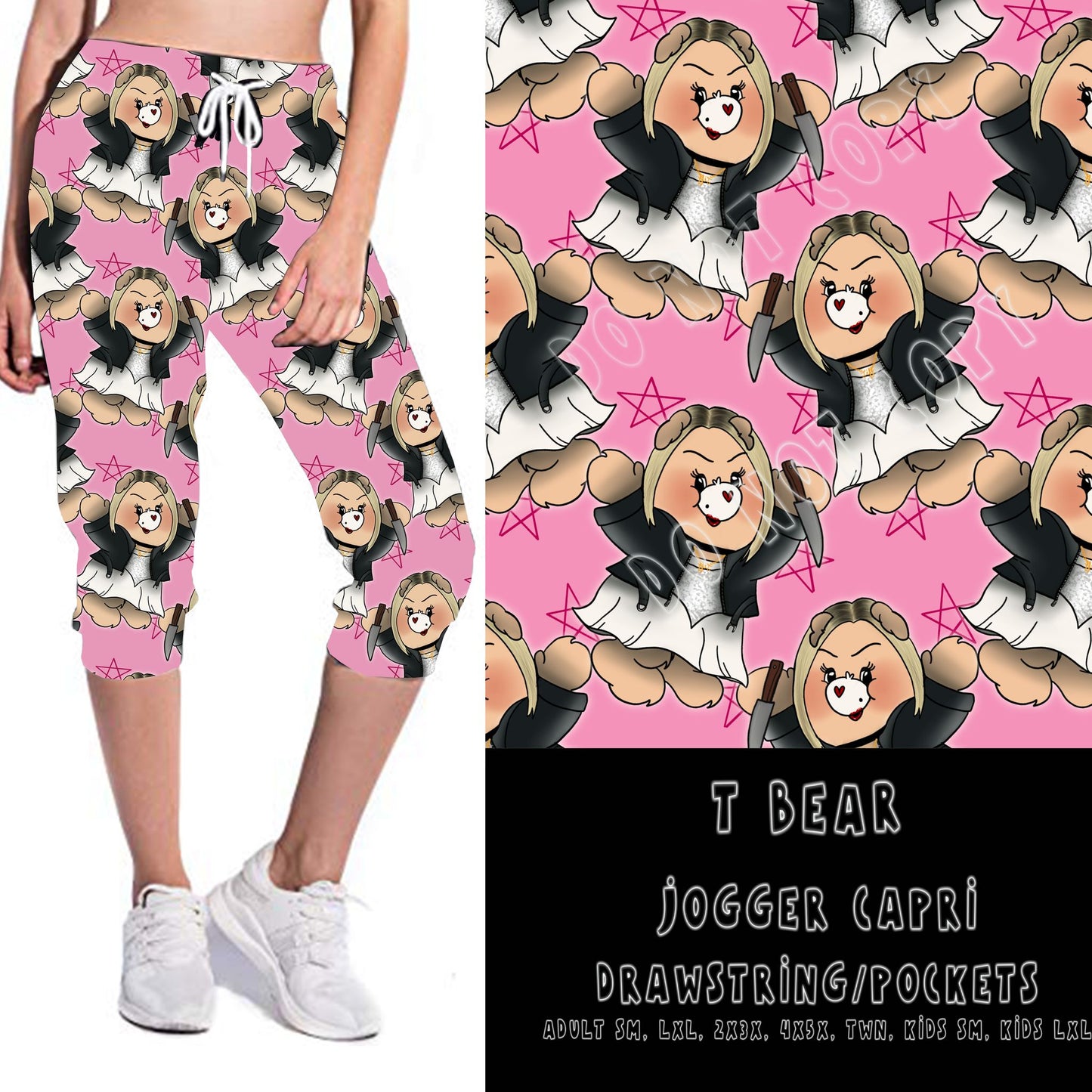 BEARY SCARY RUN- T BEAR-LEGGINGS/CAPRI/JOGGER/JOGGER CAPR